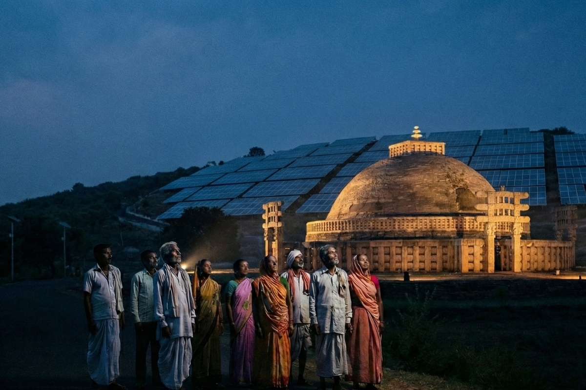 Sanchi Solar City and Stupa