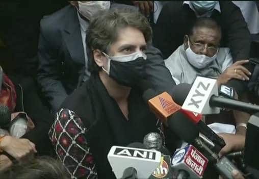 'If govt is calling farmers anti-national, then this government is sinner': Priyanka Gandhi