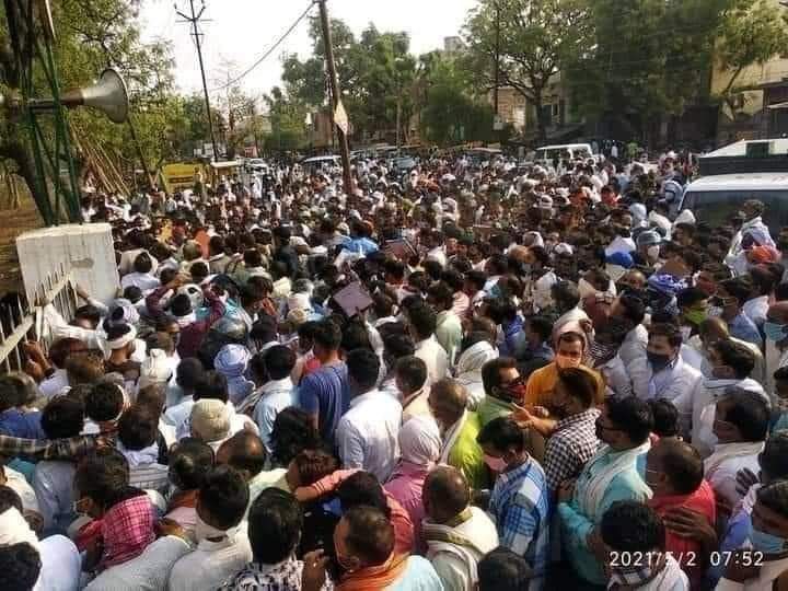 Counting of panchayat elections in UP continues, covid protocol flying