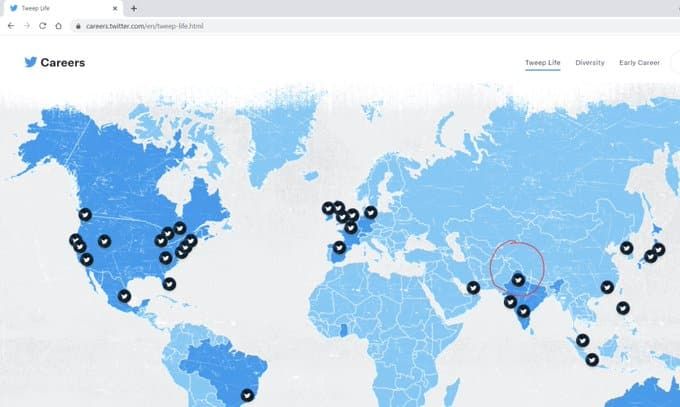 Twitter again showed a distorted map, shows J&K a separate country