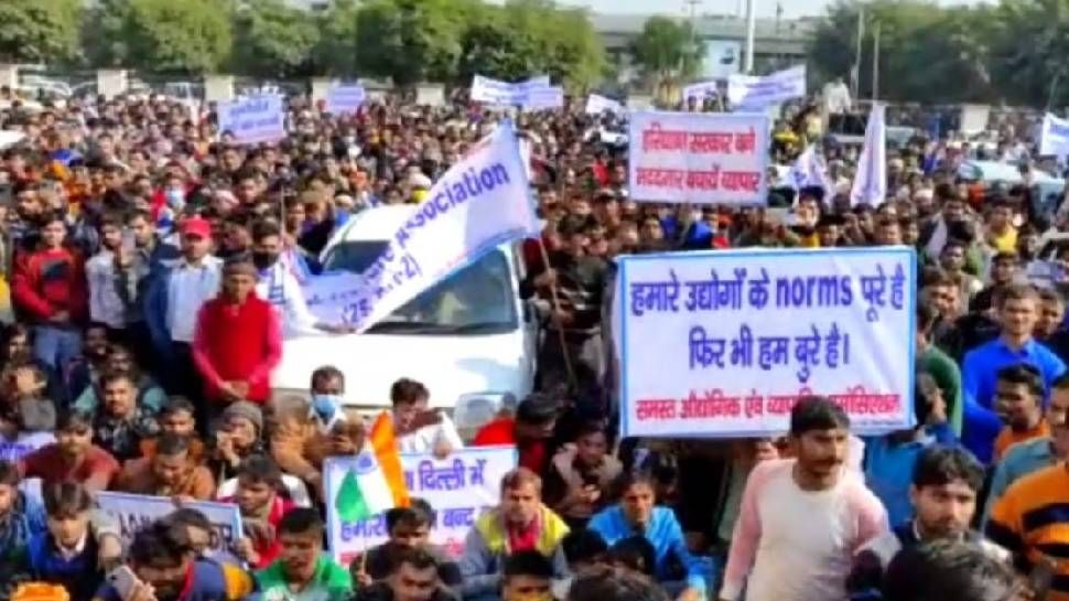 Why Panipat Industrialists protesting against government?