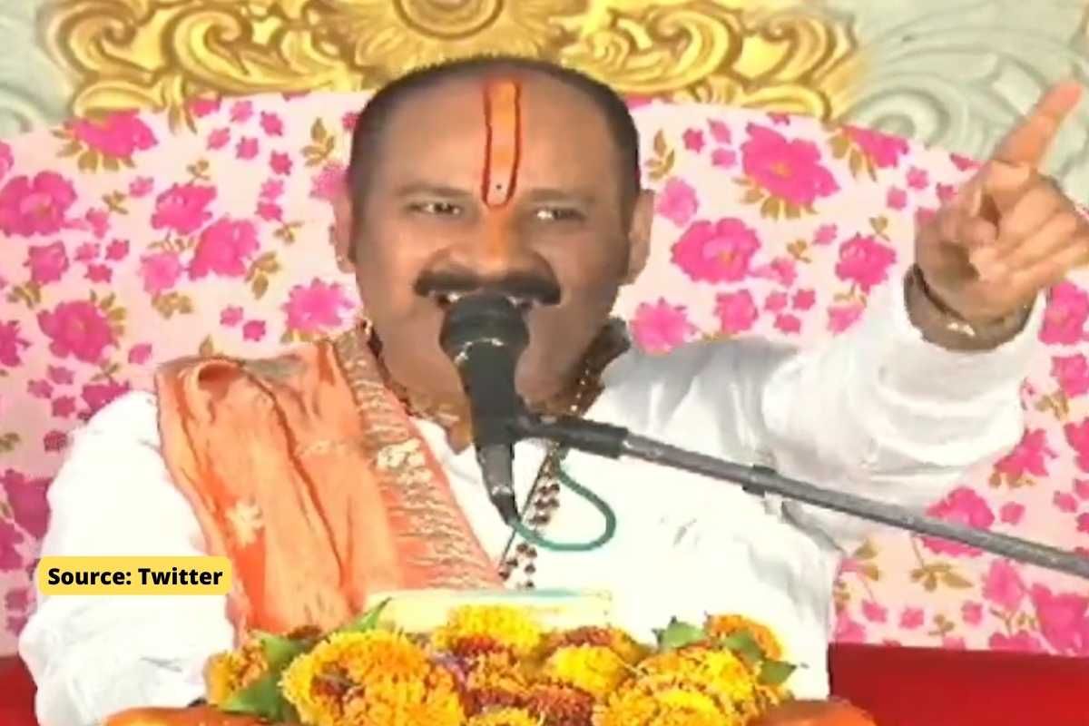 Who is Pandit Pradeep Mishra, demanding a change in the constitution?