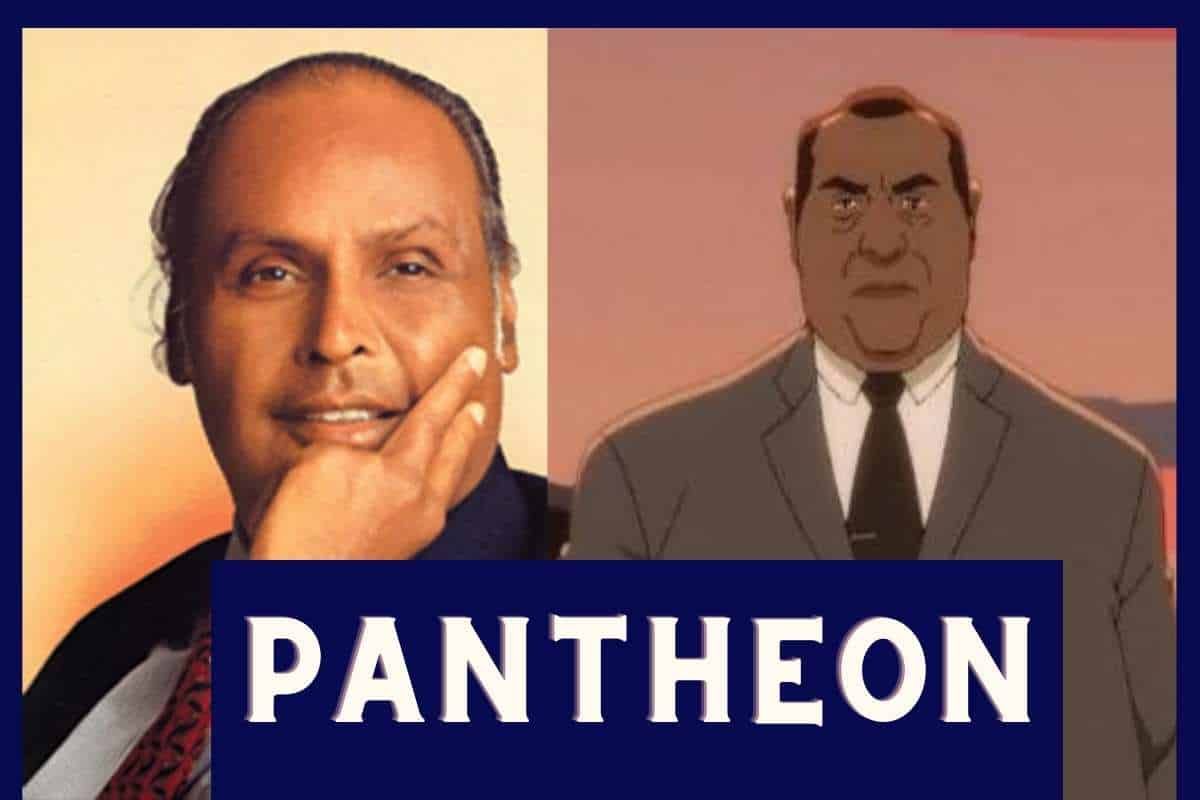 Is Dhirubhai Ambani the villain in animated series Pantheon?