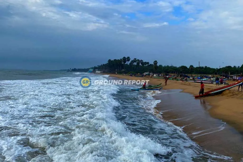 Auroville beach in Pondicherry