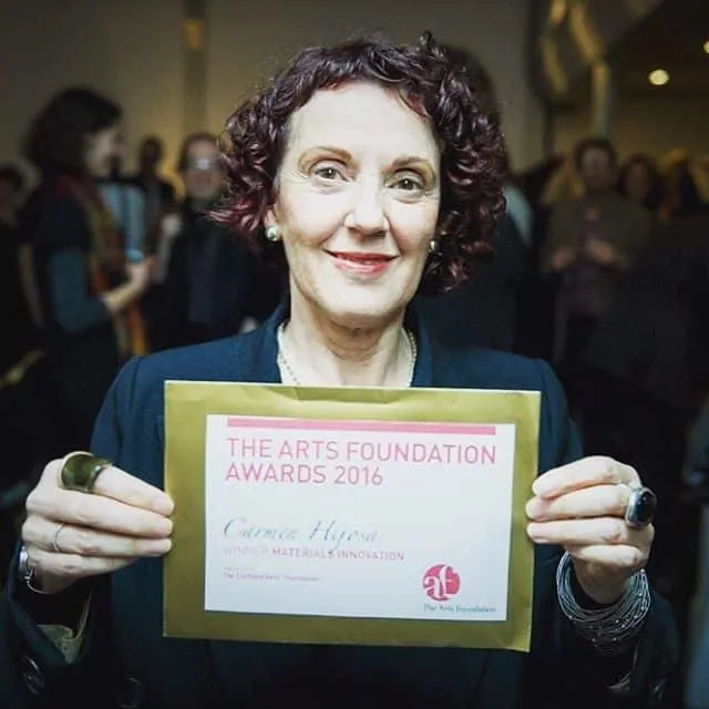 Dr Carmen Hijosa is the winner of the Arts Foundation Awards 2016 in the category of Material Innovation | Courtesy: Pi&ntilde;atex/ Wikimedia Commons