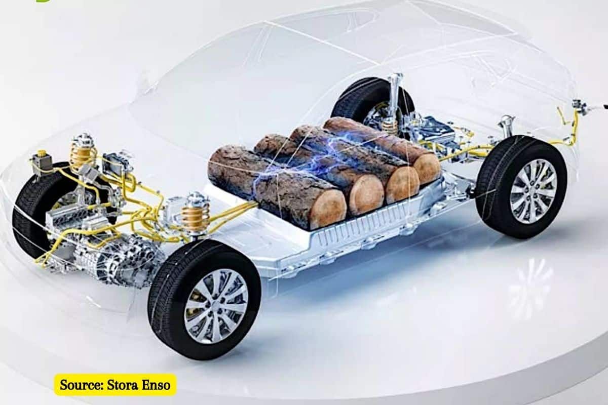 How batteries made of wood works?
