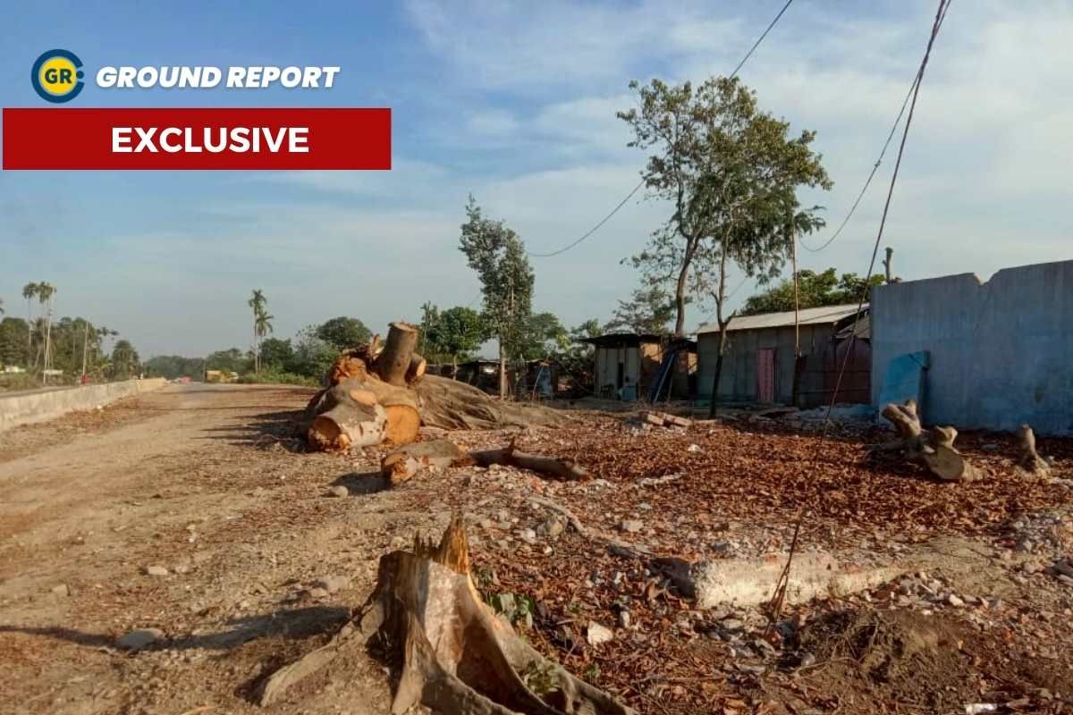 After deforestation & demolition, Assam's NH-37 four-lane far from complete