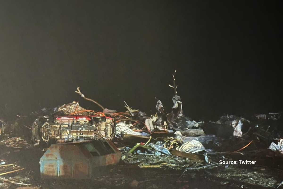 What is the EF4 tornado that erased Rolling fork town in the United States?