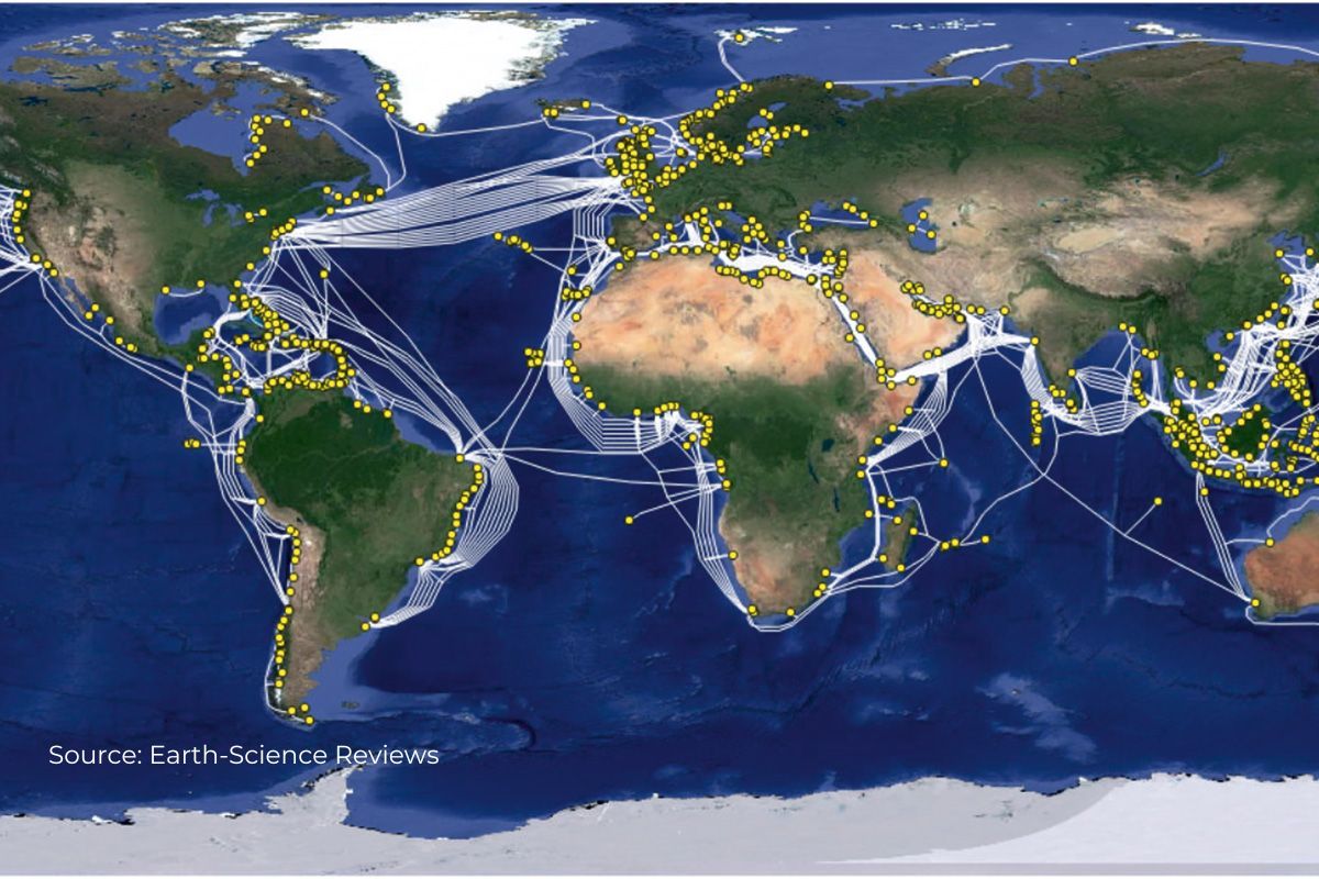 Submarine cable network is in danger due to climate change