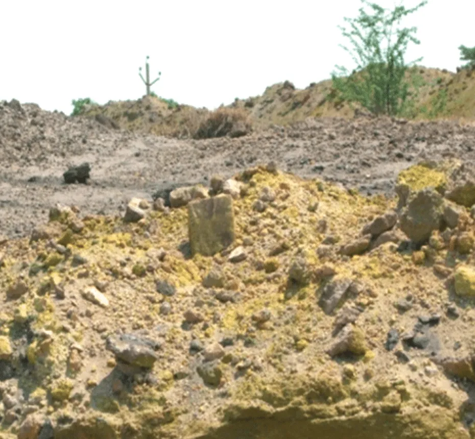 Waste dump near Khan Chadpur