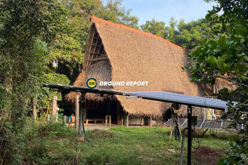 Houses in Sadhana Forest