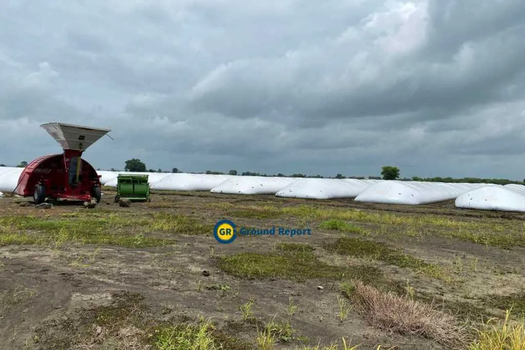 silo bag facility in Nasrullaganj