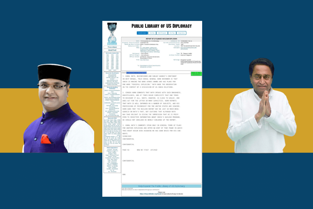 Fact check: Kamalnath revealed nuclear secrets to the US!