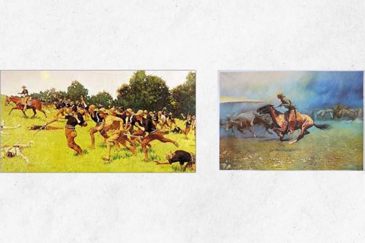 Where did Frederic Remington paint?