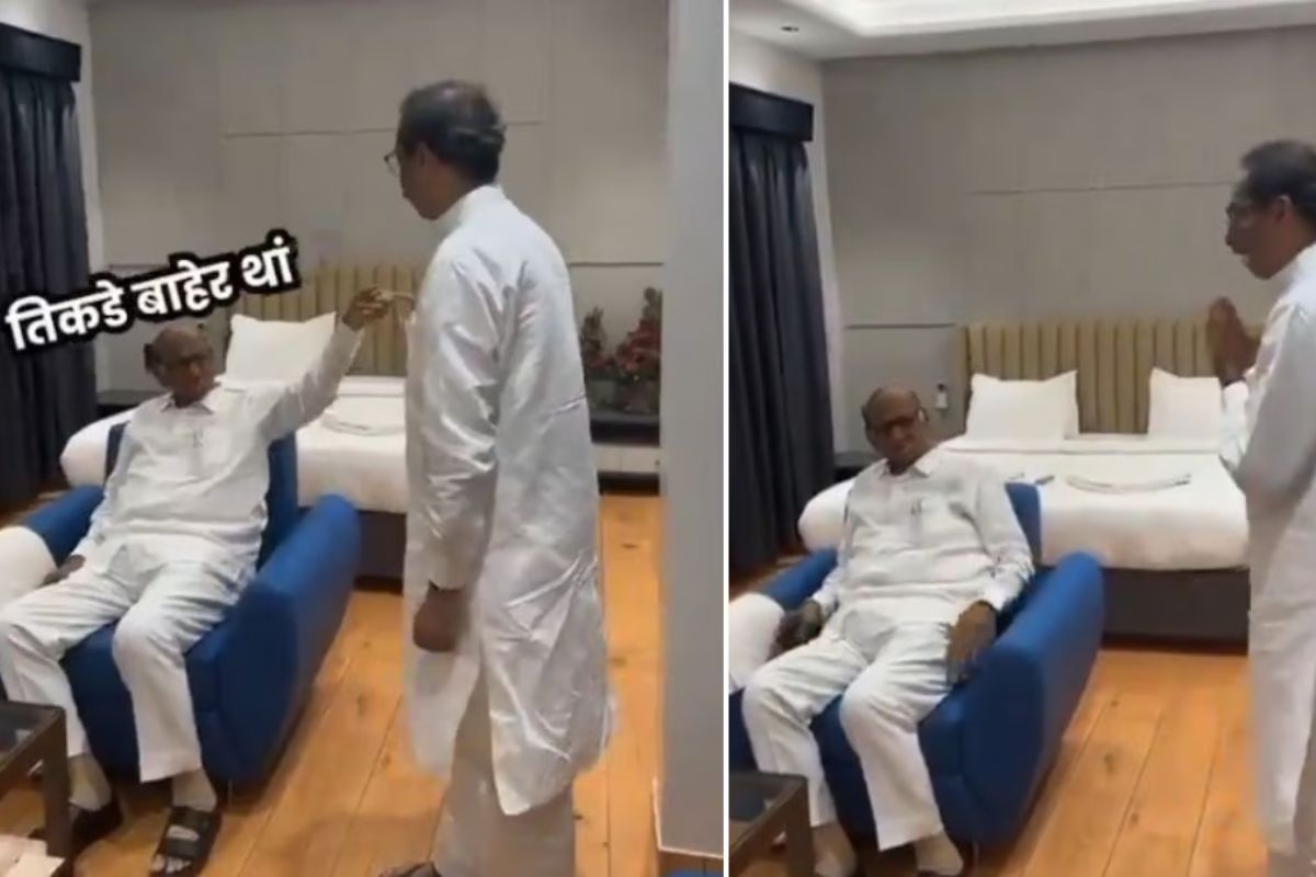 Fact check: Did Sharad Pawar told Uddhav to wait outside in anger?