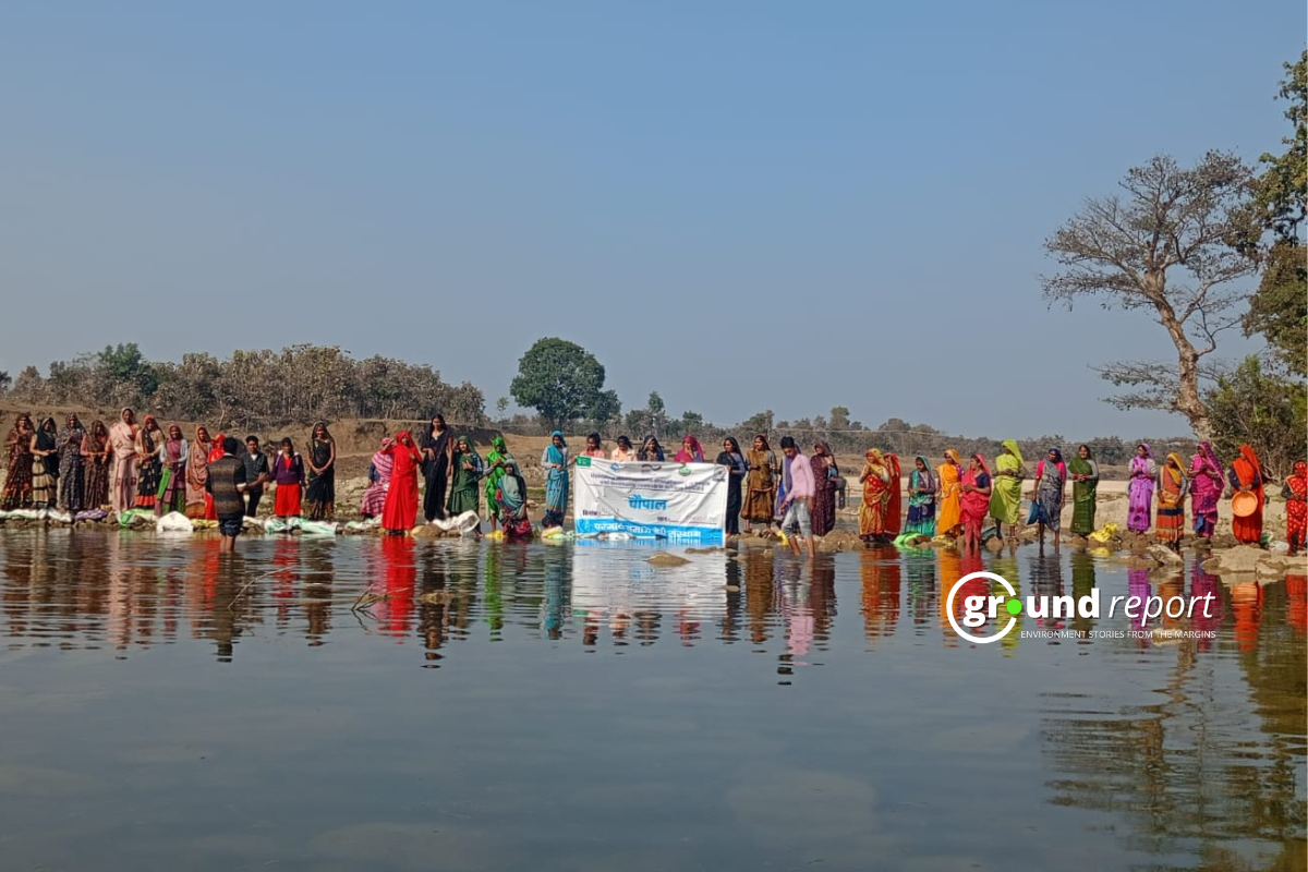 Women in Khonp village of Chhatarpur revive pond & create fruit forest