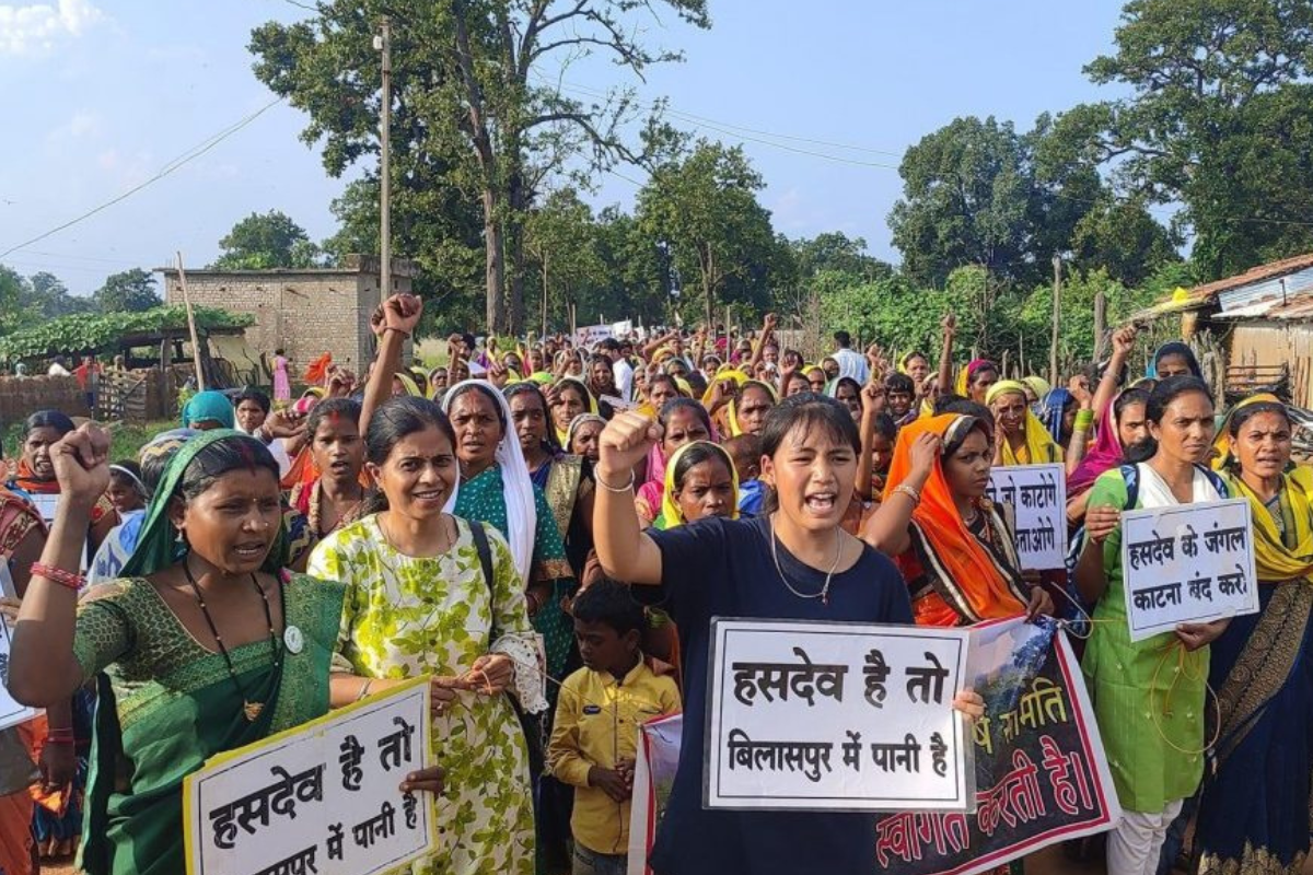 Several injured as violence erupted during protest in Hasdeo forest