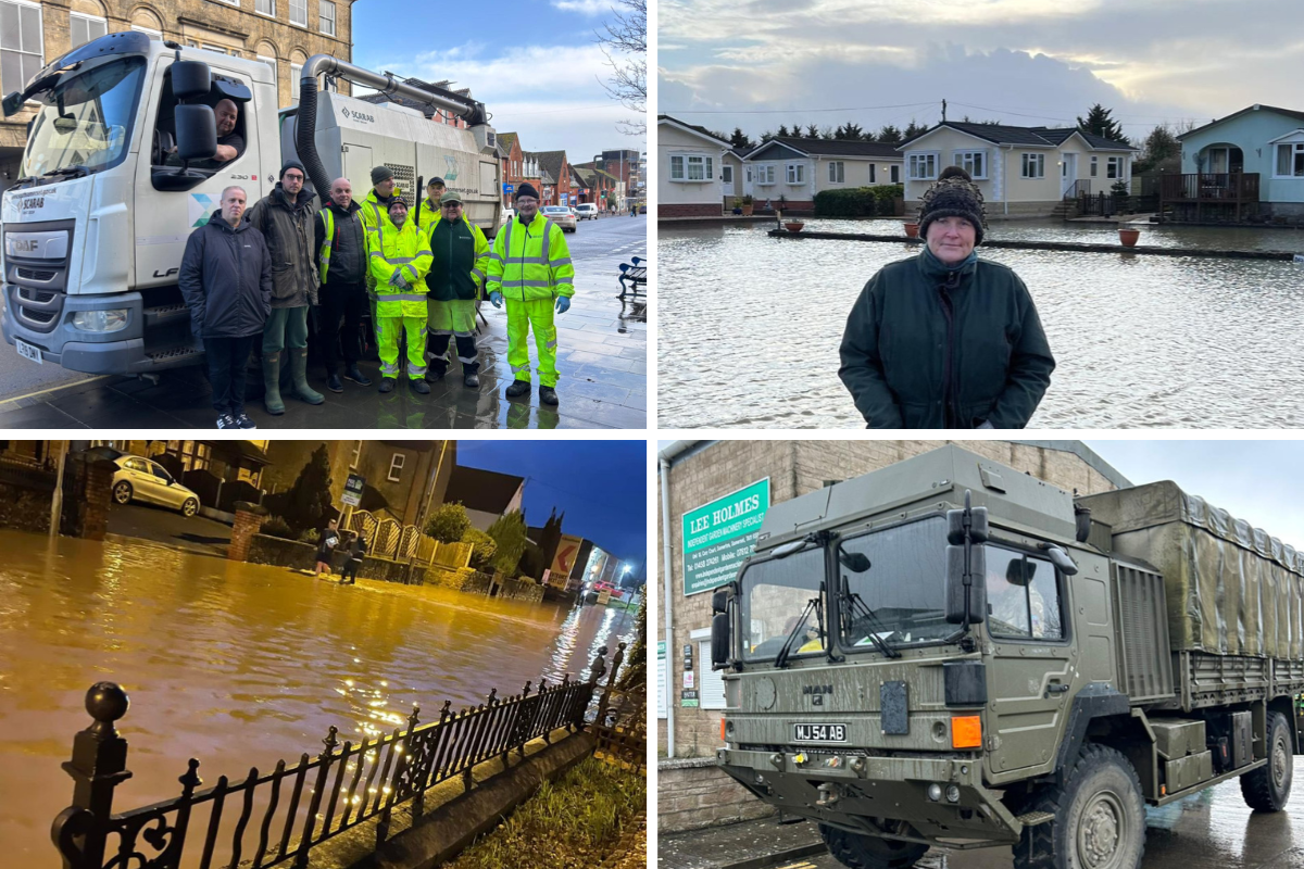 Severe flooding in Somerset leaves dozens displaced