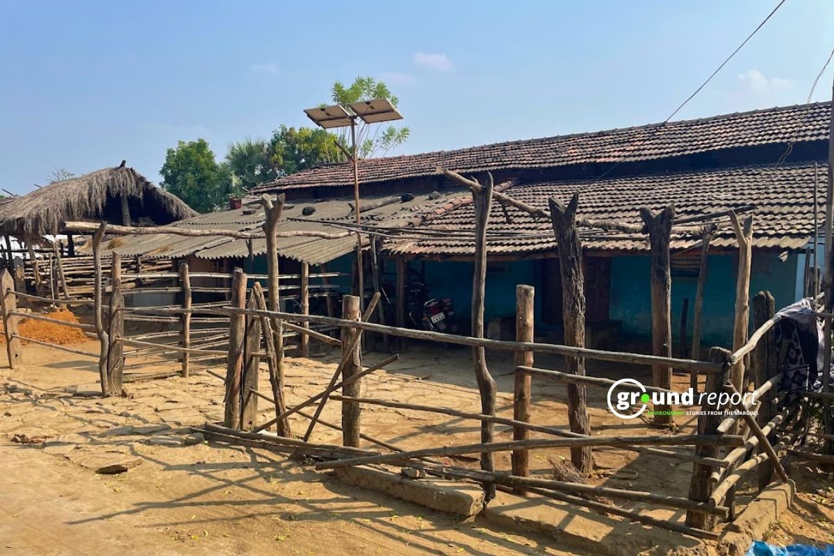 Tribal's house in forest village in Betul