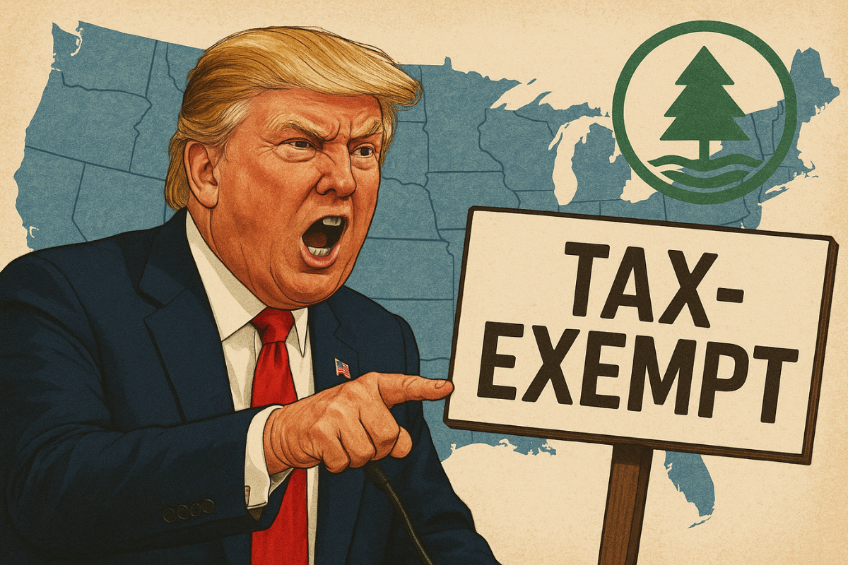 Trump's admin targets environmental NGOs' tax-exempt status