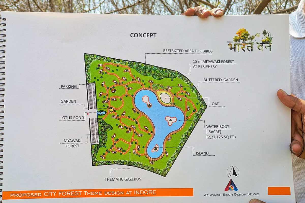 What is Bharat Van to be developed in Indore?