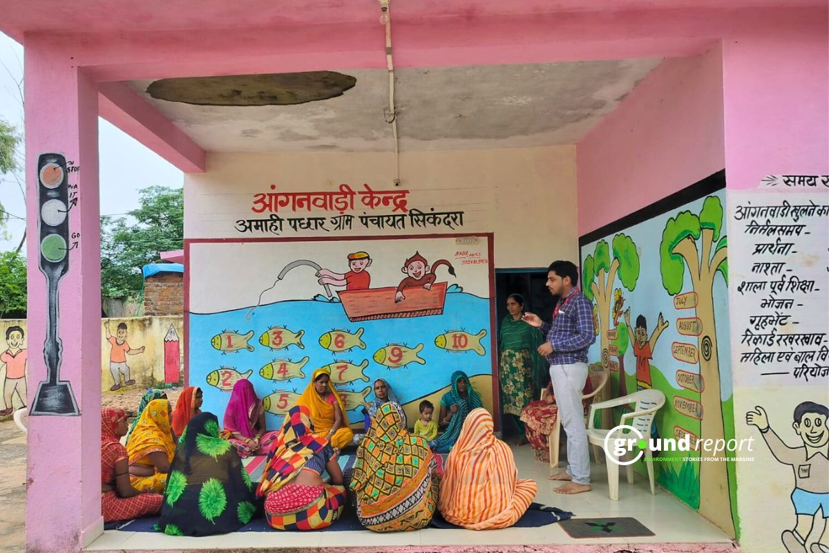 Janseva Mitra promoting Government schemes in Rural Areas