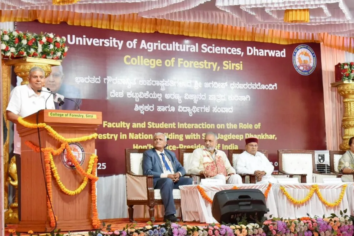 Forests are our lungs: Vice President Dhankhar urges youth to protect environment