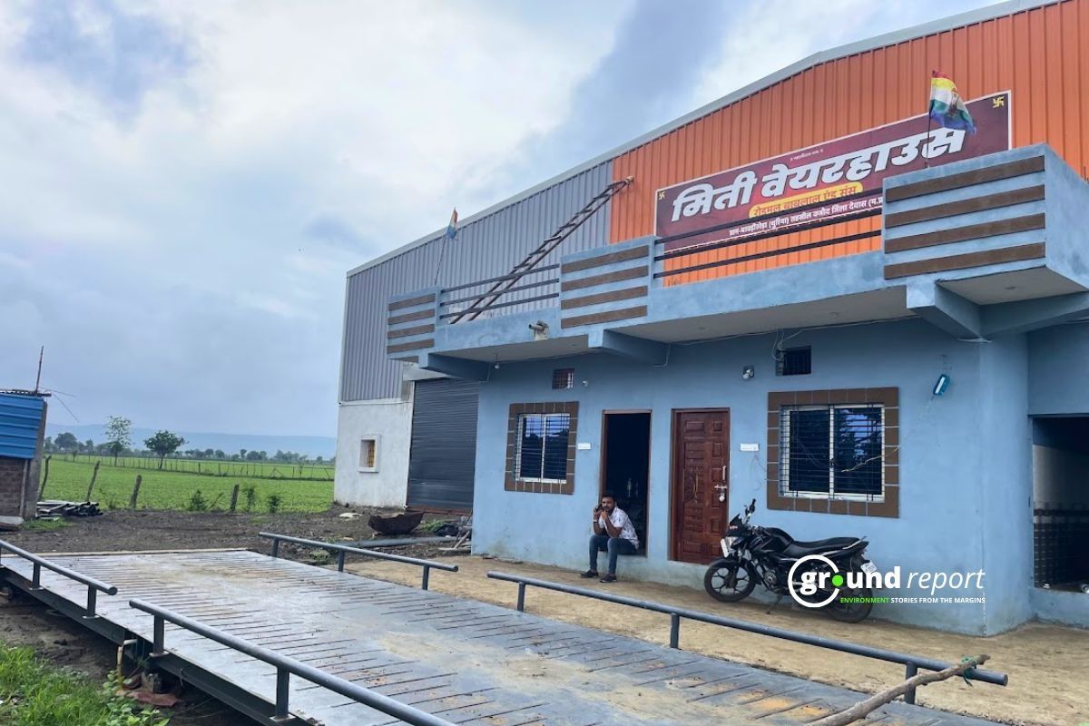 मूंग का उपार्जन होने के बाद उन्हें वेयरहाउस में स्टोर किया जाता है