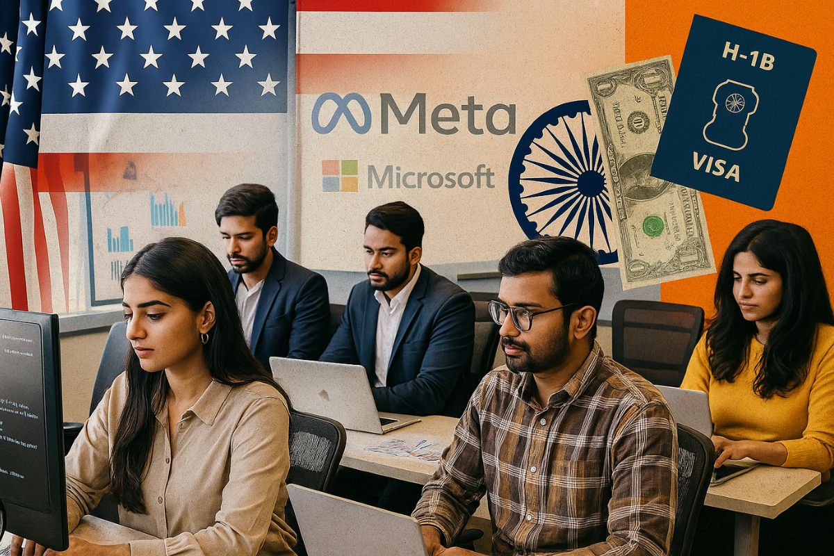Which tech companies in US sponsor the most H-1B visas?