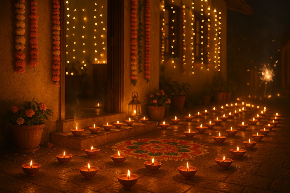 Choti Diwali image with wishes 10 prompts for Gemini Nano Banana and Chat GPT