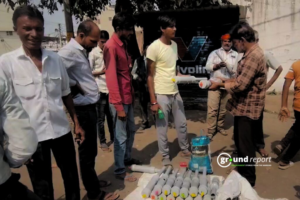 Calcium Carbide gun sold in open market in Bhopal