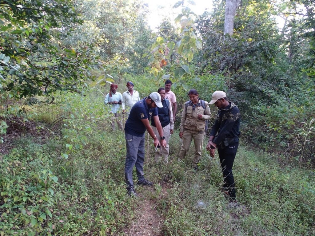 WCT-team-with-Forest-Department-staff-in-the-Satpura-Melghat-corridor