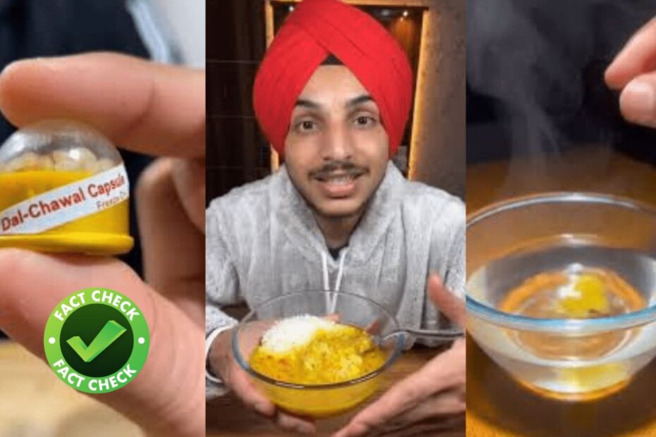 Reality of Dal Chawal Capsule Viral Video