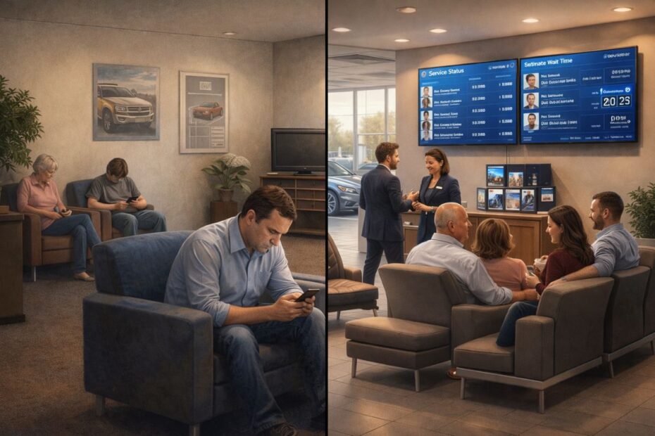 How Digital Screens Elevate Dealership Customer Experience Scores