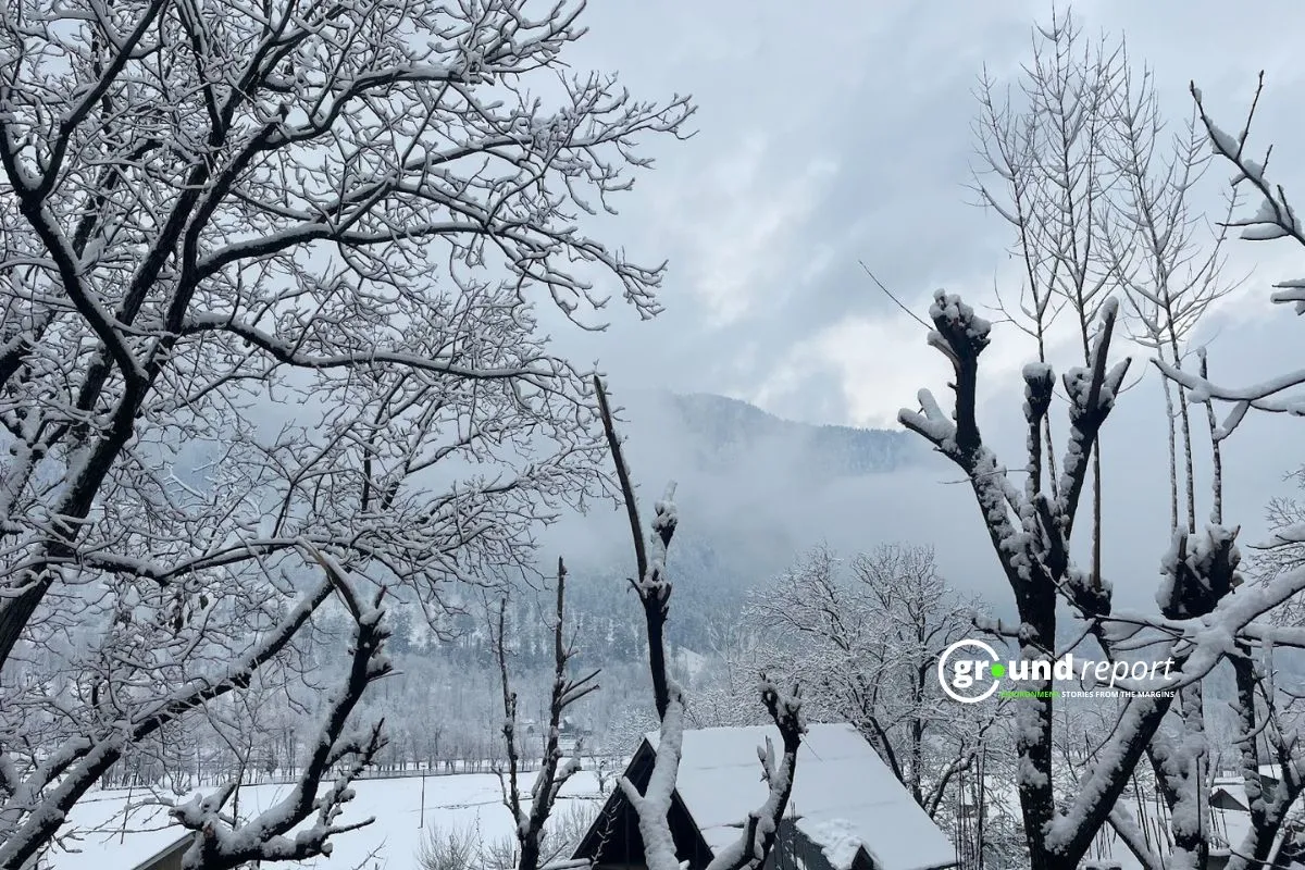 Heavy Snowfall Disrupts Kashmir Valley for Fourth Day