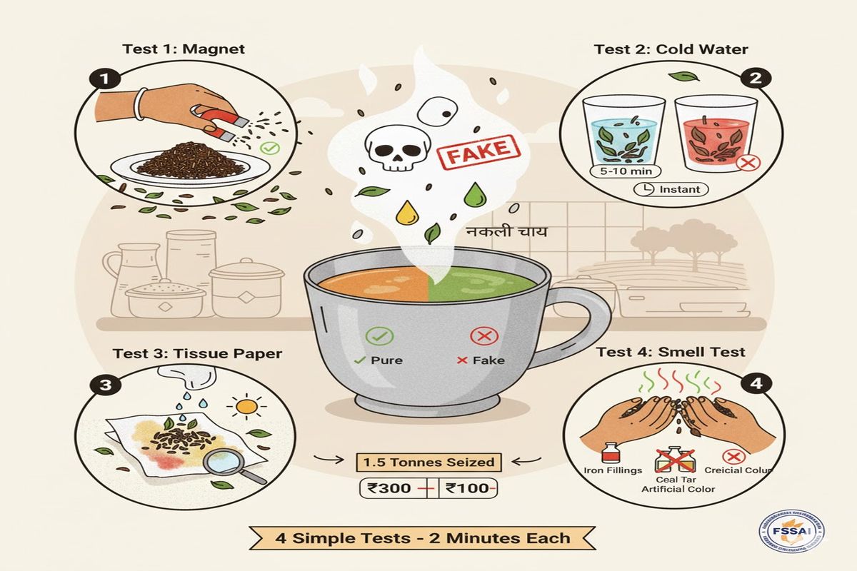 How to check adulteration in your tea leaves?