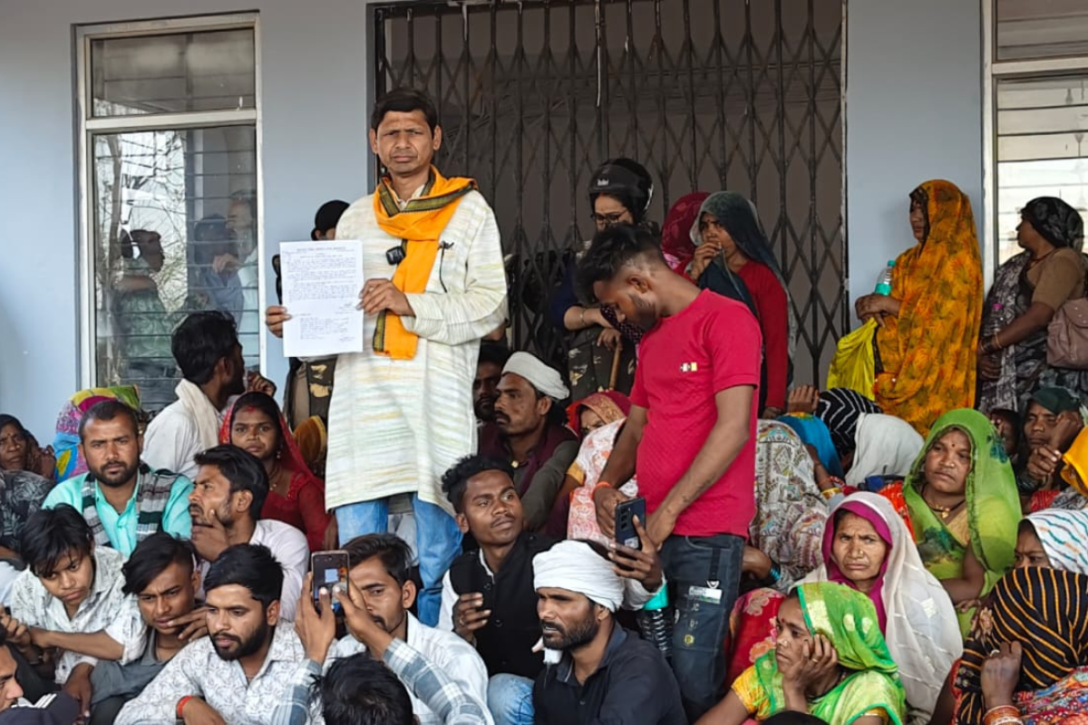 पन्ना में सिंचाई प्रोजेक्ट पर ग्रामीणों का विरोध, जानकारी न मिलने का लगाया आरोप