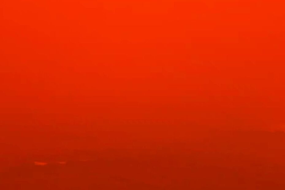 Why Sky Turned Blood Red Over Libya and Greece