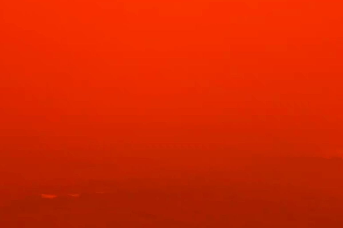 Why Sky Turned Blood Red Over Libya and Greece