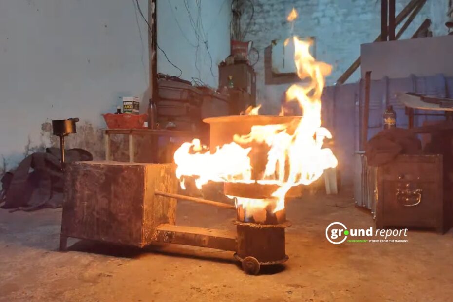 Desi waste engine oil bhatti