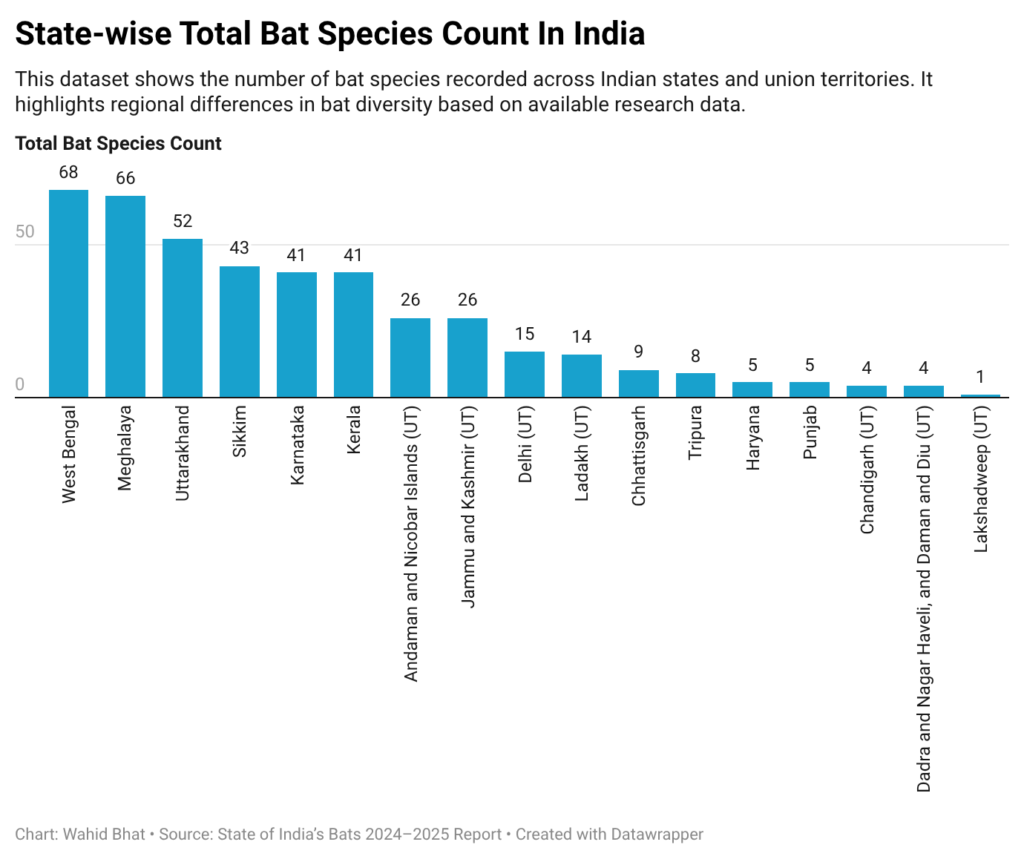 National bat diversity report on India
