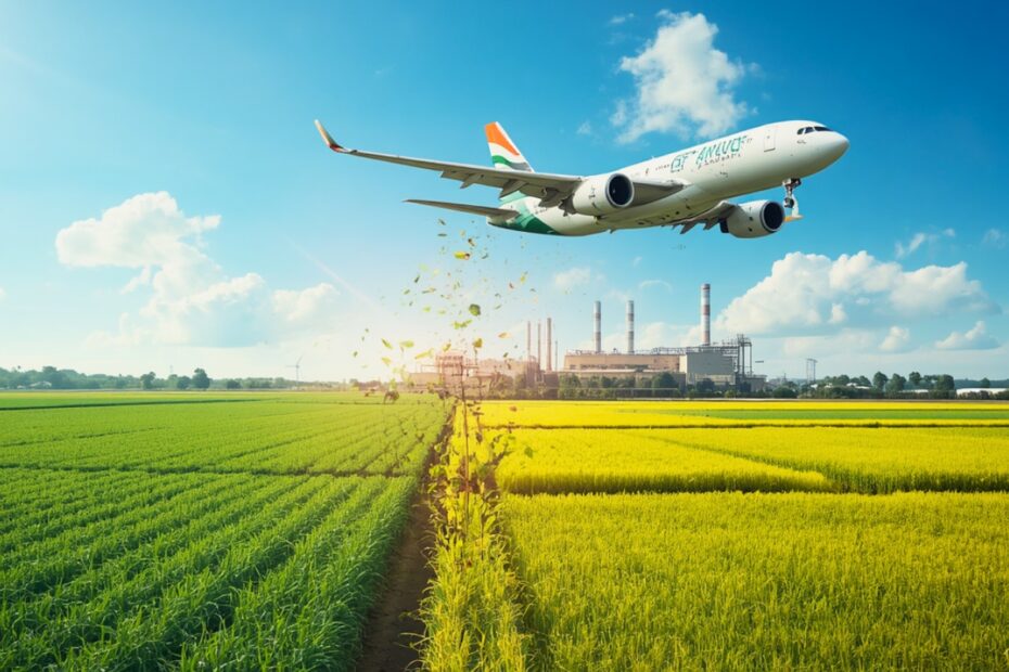 India Could Make Jet Fuel from Crop Waste at 40% Below Global Prices, Here's How