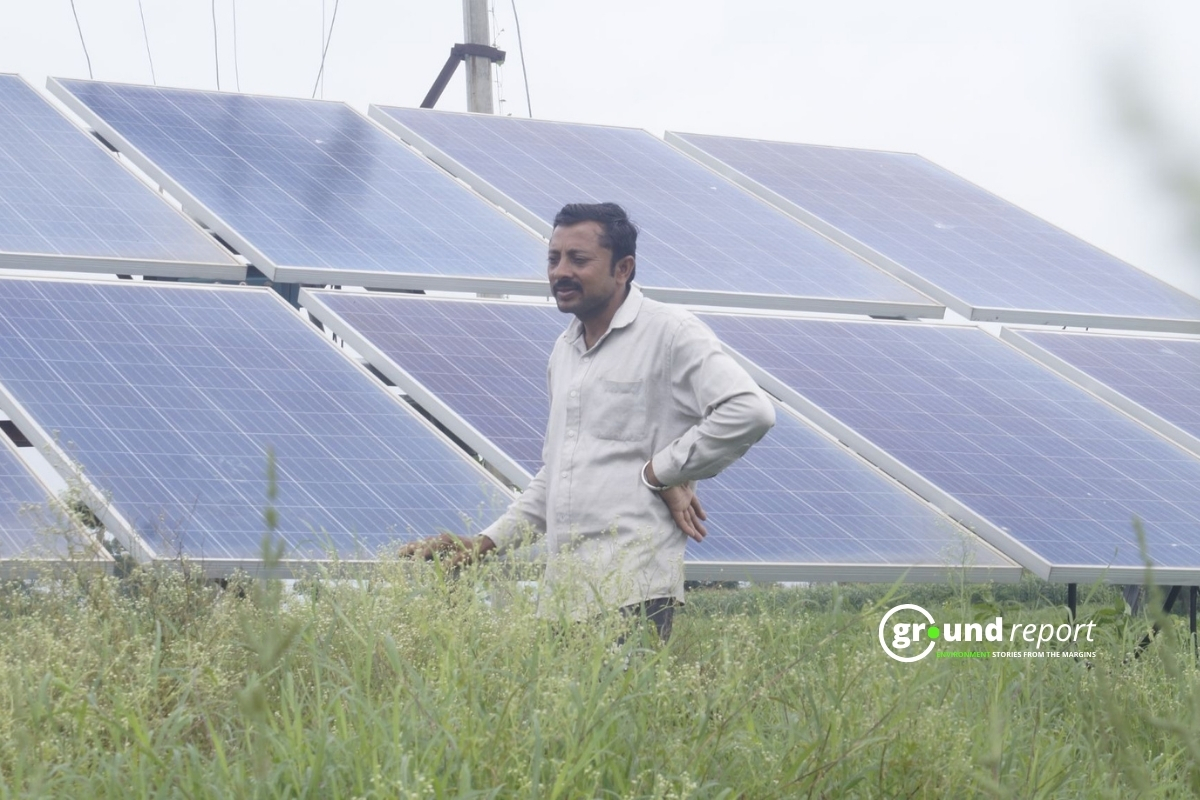 solar pump installed
