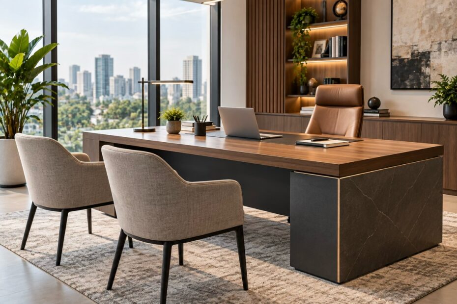 How To Choose The Right Office Table Design And Surface Material For Your Workspace